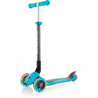 Globber | Primo Foldable Lights | Anodized T Bar | Teal 2022
