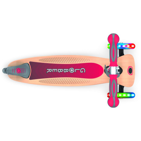 Globber | Primo Foldable | Wood Lights | Red 2022