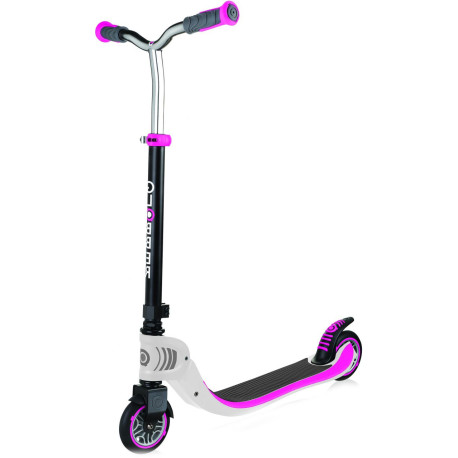 Globber | Scooter| Flow 125 | Foldable | White-Pink 2022