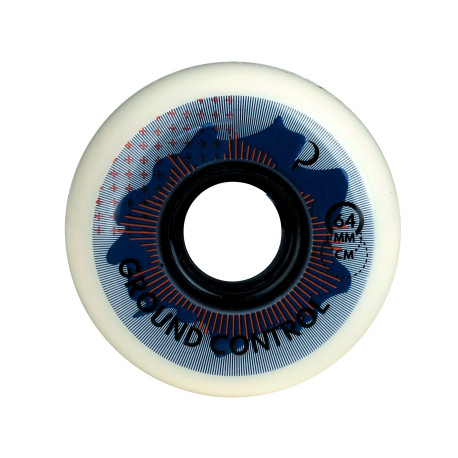 Ground Control Wheels 64mm 90A Turbulence White 2021