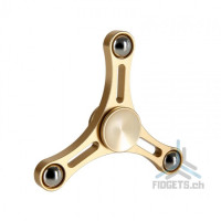 Hand Spinner Tri Metal Fidget Spire / Gold 2017