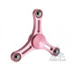 Hand Spinner Tri Metal Fidget Spire / Pink 2017