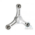 Hand Spinner Tri Metal Fidget Spire / Silver 2017