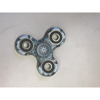 Hand Spinner Woodstock / Bleu-Noir