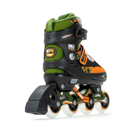 Inlineskates Sfr Pixel Adjustable Children'S Green/Orange 2023