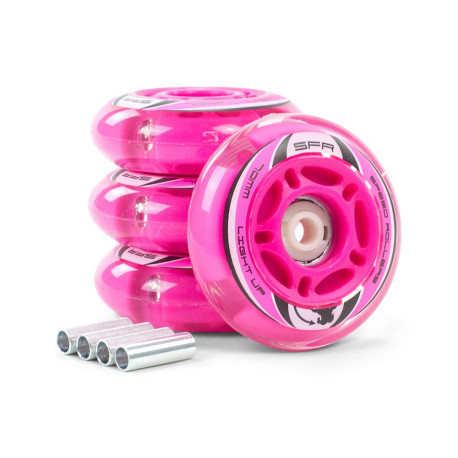 Inline Skate Wheels Sfr Light Up Inline Pink 2023