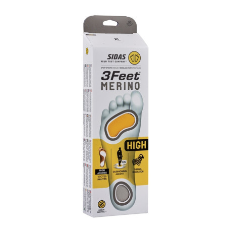 Insoles Sidas 3Feet® Merino High 2023