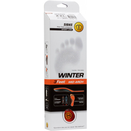 Einlegesohlen Sidas Winter 3 Feet 12 Mid 2023
