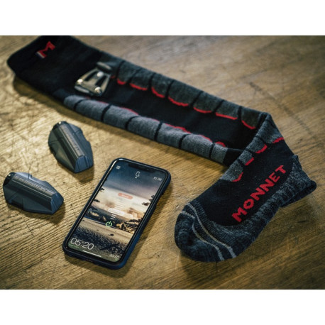 Monnet Heat Protech Socks Black/Red 2022