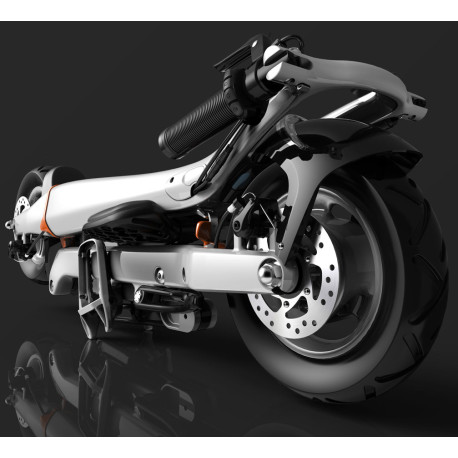 Trotinette Electrique Onemile Halo City White 36V - 8.7Ah 2019  - Trottinettes électriques