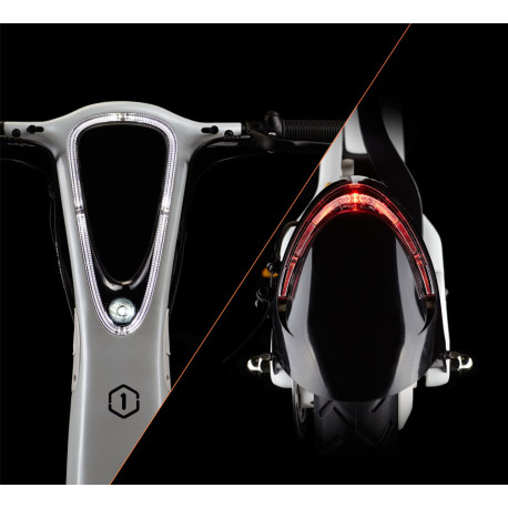 Trotinette Electrique Onemile Halo City White 36V - 8.7Ah 2019  - Trottinettes électriques