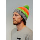 Poederbaas Colorful Crochet hat Gray / Green / Pink / Orange 2020