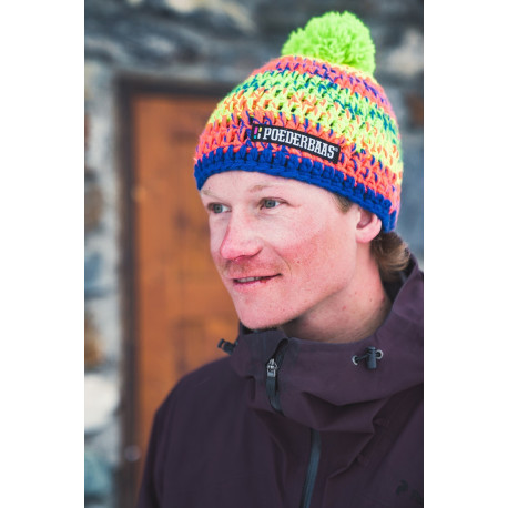 Poederbaas Colorful hat - Orange / Green / Blue 2020