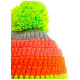 Poederbaas Colorful Crochet hat Gray / Green / Pink / Orange 2020