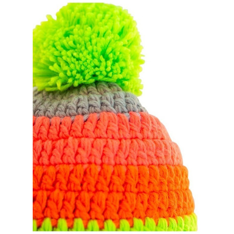Poederbaas Colorful Crochet hat Gray / Green / Pink / Orange 2020