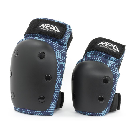 Schutzset Rekd Youth Heavy Duty Double Black/Blue 2023