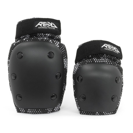 Schutzset Rekd Youth Heavy Duty Double Black/Grey 2023