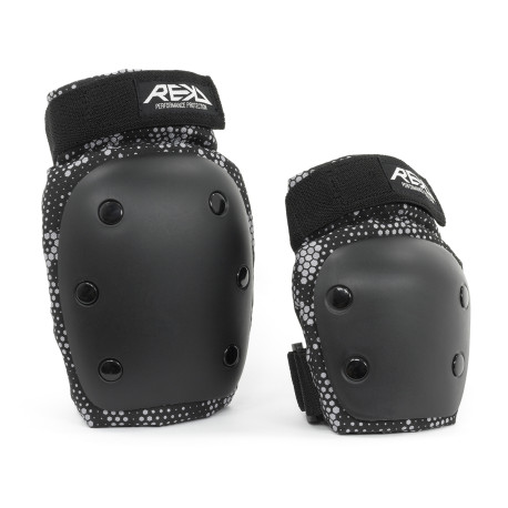Schutzset Rekd Youth Heavy Duty Double Black/Grey 2023