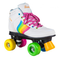 Roller quad Rookieskates Forever Rainbow White 2020
