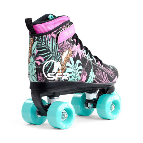 Quad skates Sfr Vision Canvas Children'S Floral Black 2024 