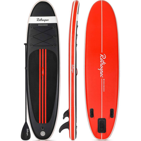 Retrospec Weekender 10 Inflatable Paddle Board Black 2020