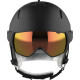 Salomon Skihelm Mirage Photo Black Pink Gold 2022
