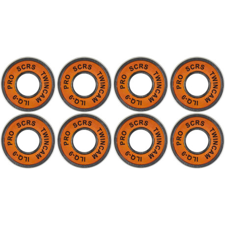 Tempish Bearings ILQ 9 TwinCam (8-Pack) Orange 2020 - Roulements pour skateboards