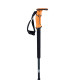 Bâtons de Ski BCA Scepter Aluminum Black Orange 2023 - Bâtons de ski