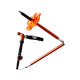 Bâtons de Ski BCA Scepter 4S Black Orange 2023 - Bâtons de ski