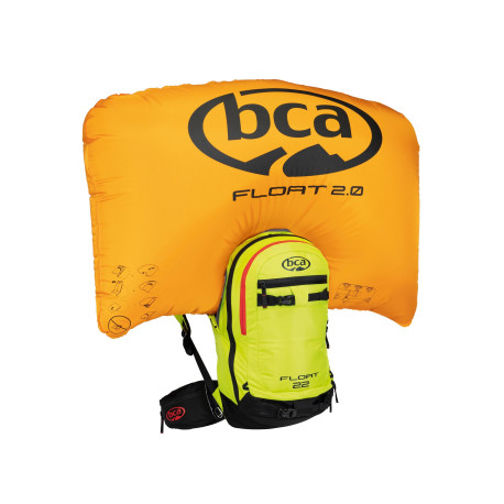 BCA Float 22 Radioaktive Lime 2023 - Sac Airbag Complet