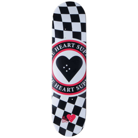 Skateboard Deck Only Heart Supply Insignia Check 8" 2023