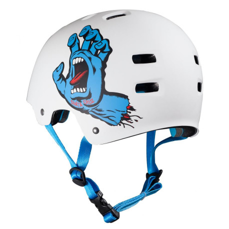 Skateboard helmet Bullet X Santa Cruz Matt White 2023