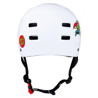 Skateboard-Helm Bullet X Santa Cruz Slasher Youth Gloss White 2023