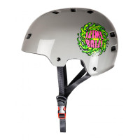 Skateboard-Helm Bullet X Slime Balls Slime Logo Grey 2023