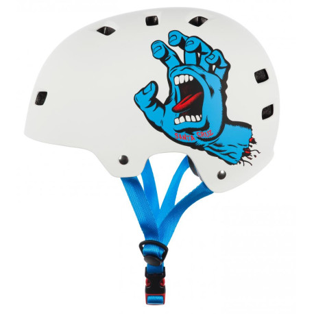 Skateboard-Helm Bullet X Santa Cruz Matt White 2023