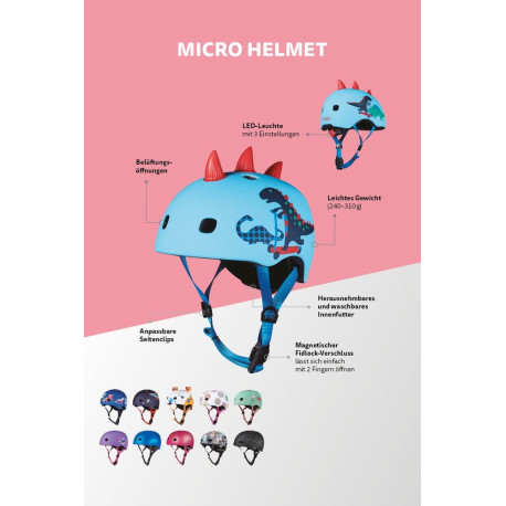 Skateboard helmet Micro 3D Dragon 2023