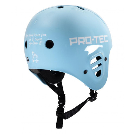 Casque de skateboard Pro-tec Sky Brown Full Cut Blue 2023