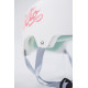 Skateboard-Helm RioRoller Script  White 2023