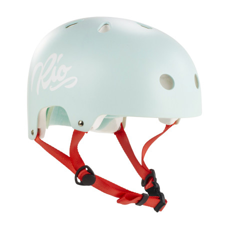 Skateboard-Helm RioRoller Script Teal 2023