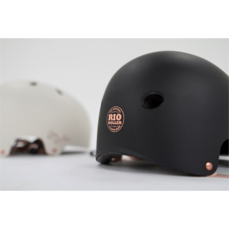 Skateboard helmet RioRoller Rose Black 2023