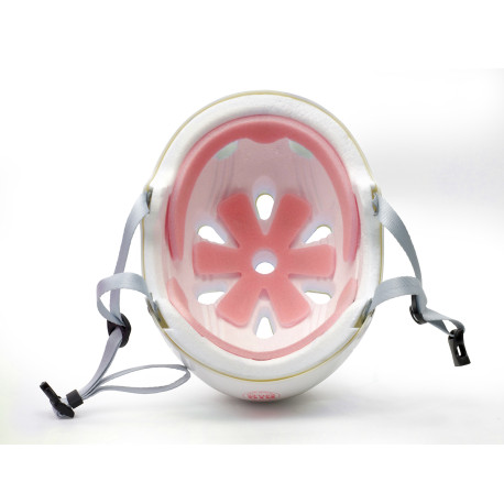 Skateboard-Helm RioRoller Script  White 2023