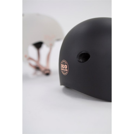 Skateboard helmet RioRoller Rose Black 2023