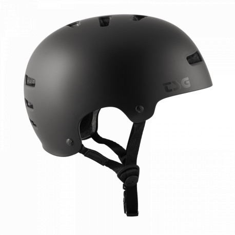 Skateboard-Helm Tsg Evolution Solid Color Dark Black Satin 2024