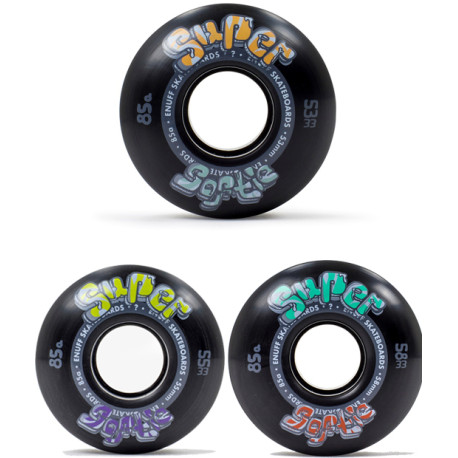 Skateboard Wheels Enuff Super Softie Black 2023