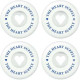 Skateboard Wheels Heart Supply Clean Heart 53mm 4-Pack 2023