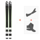 Ski Amplid Ego trip evolution 2015 + Fixations ski de rando + Peaux 
