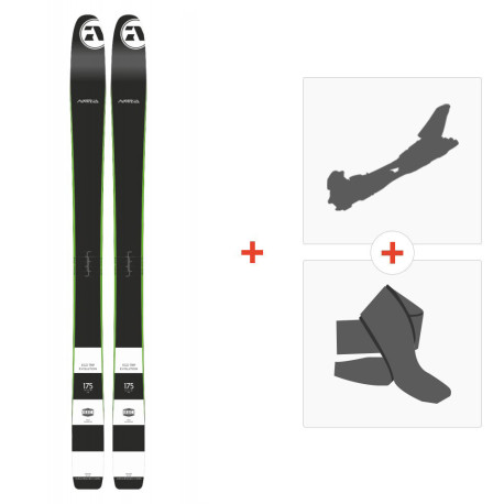 Ski Amplid Ego trip evolution 2015 + Touring Ski Bindings + Climbing Skins 