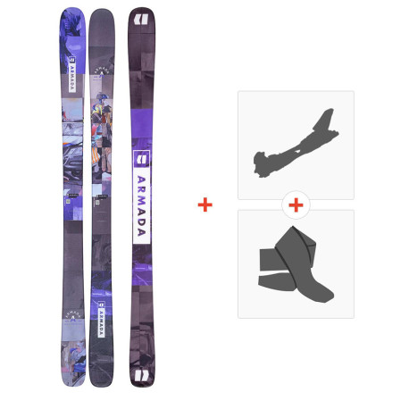 Ski Armada Arv 84 2022 + Fixations ski de rando + Peaux  - Ski sans fixations Homme