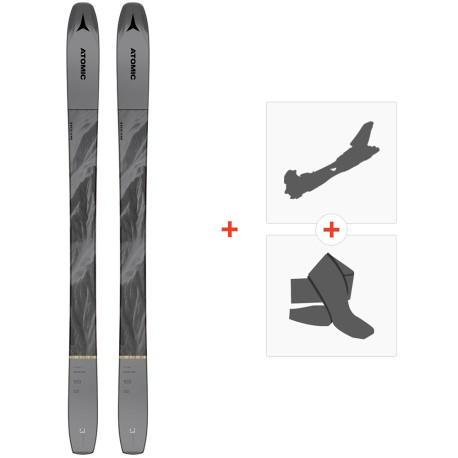 Ski Atomic Backland 100 2021 + Fixations ski de rando + Peaux  -