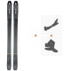 Ski Atomic Backland 85 Dark Blue/Blue 2022 + Fixations de ski randonnée + Peaux
